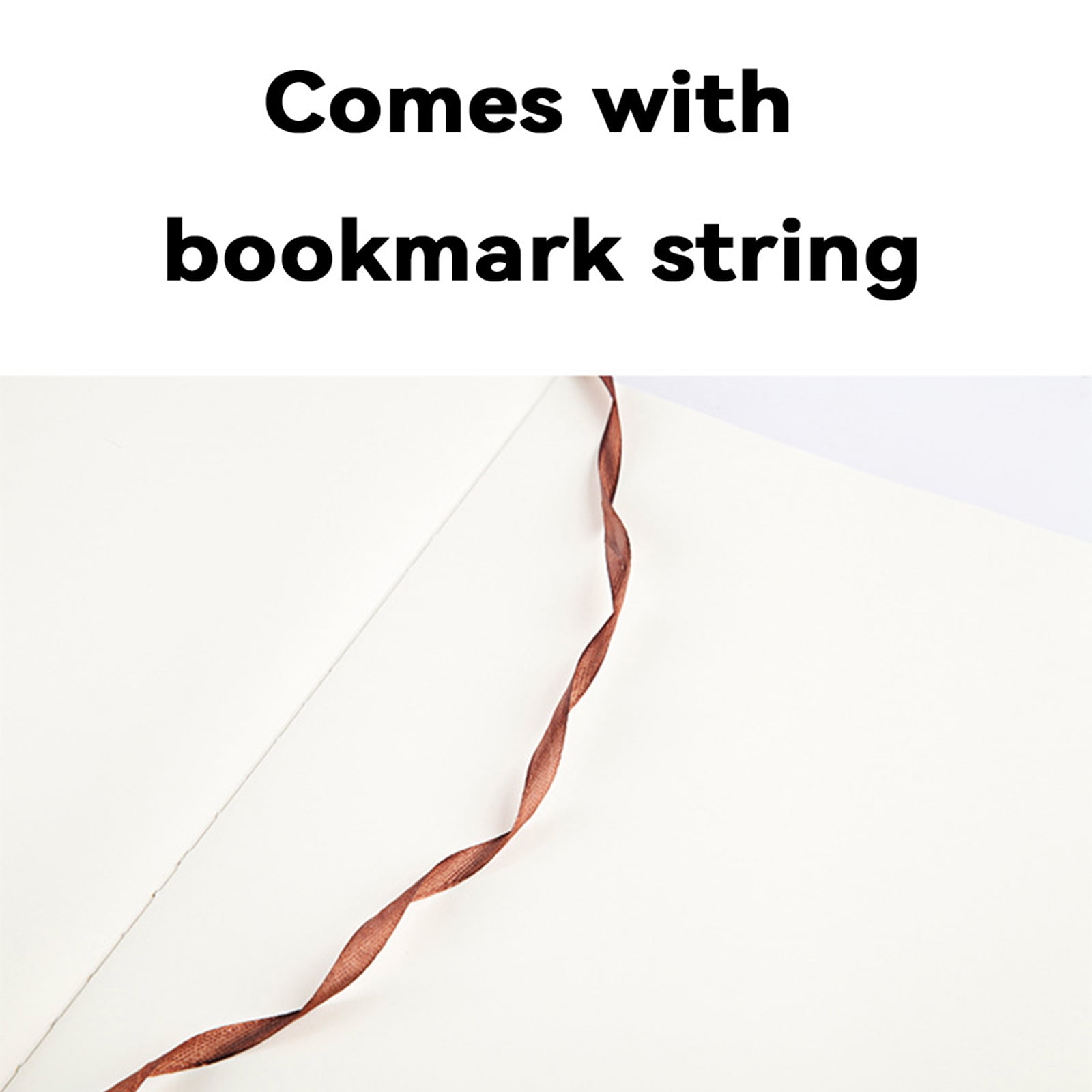 Hardcover Notebook 660 Pages Unruled PU Leather Journal Thickened for Artist Student Drawing Sketching
