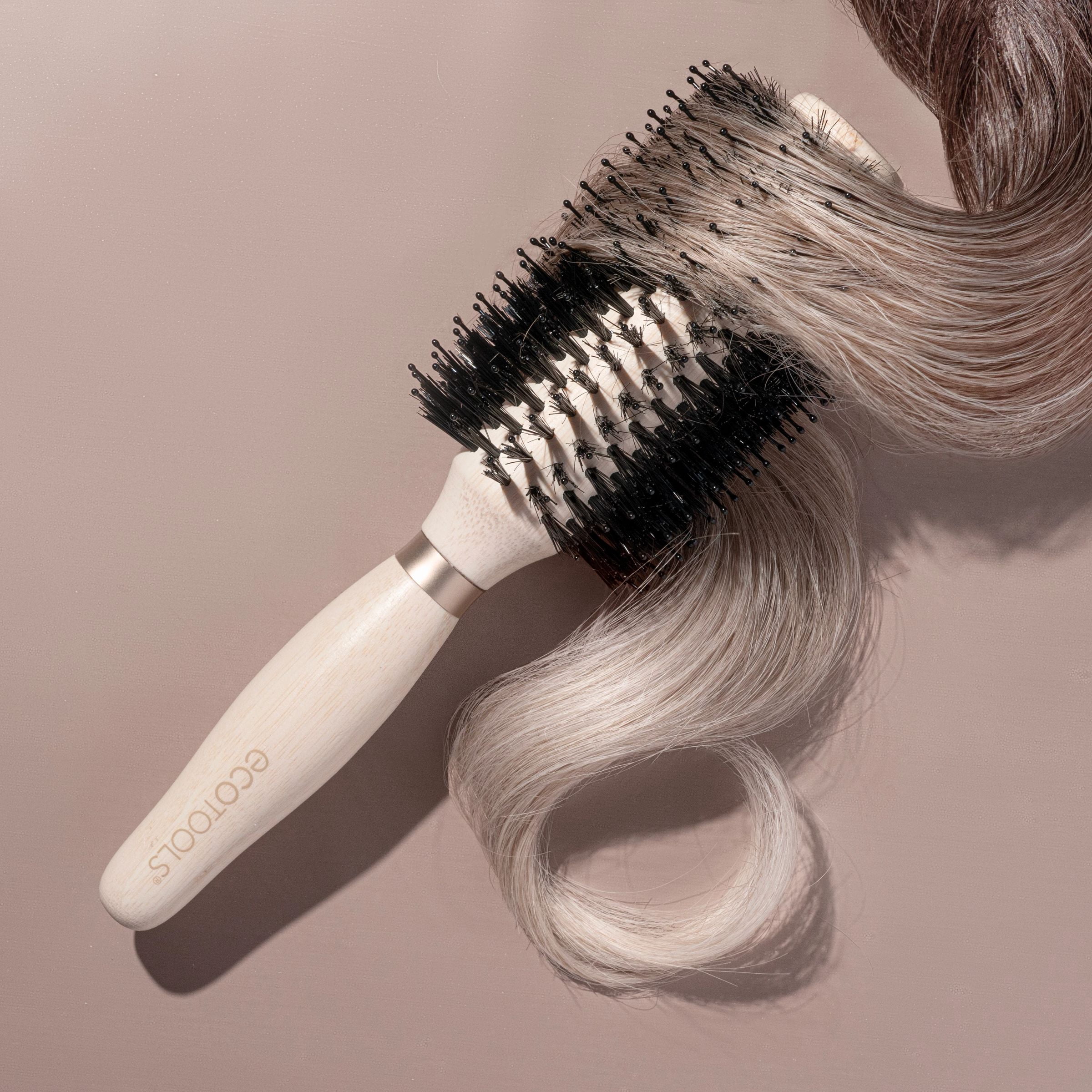 EcoTools Volumizing Round Hairbrush for Enhanced Volume and Shine