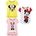 thumbnail image 1 of Pack de 3 camisetas Disney Minnie Mouse para niños y niñas, 1 of 7