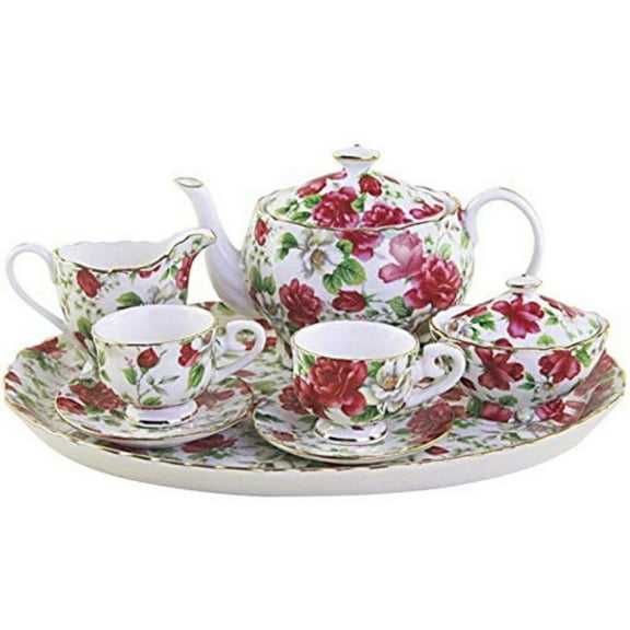 Pink Delight Children's 10 Piece Mini Tea Set for 2