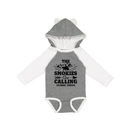 

Inktastic The Smokies Are Calling Tennessee Vacation Gift Baby Boy or Baby Girl Long Sleeve Bodysuit