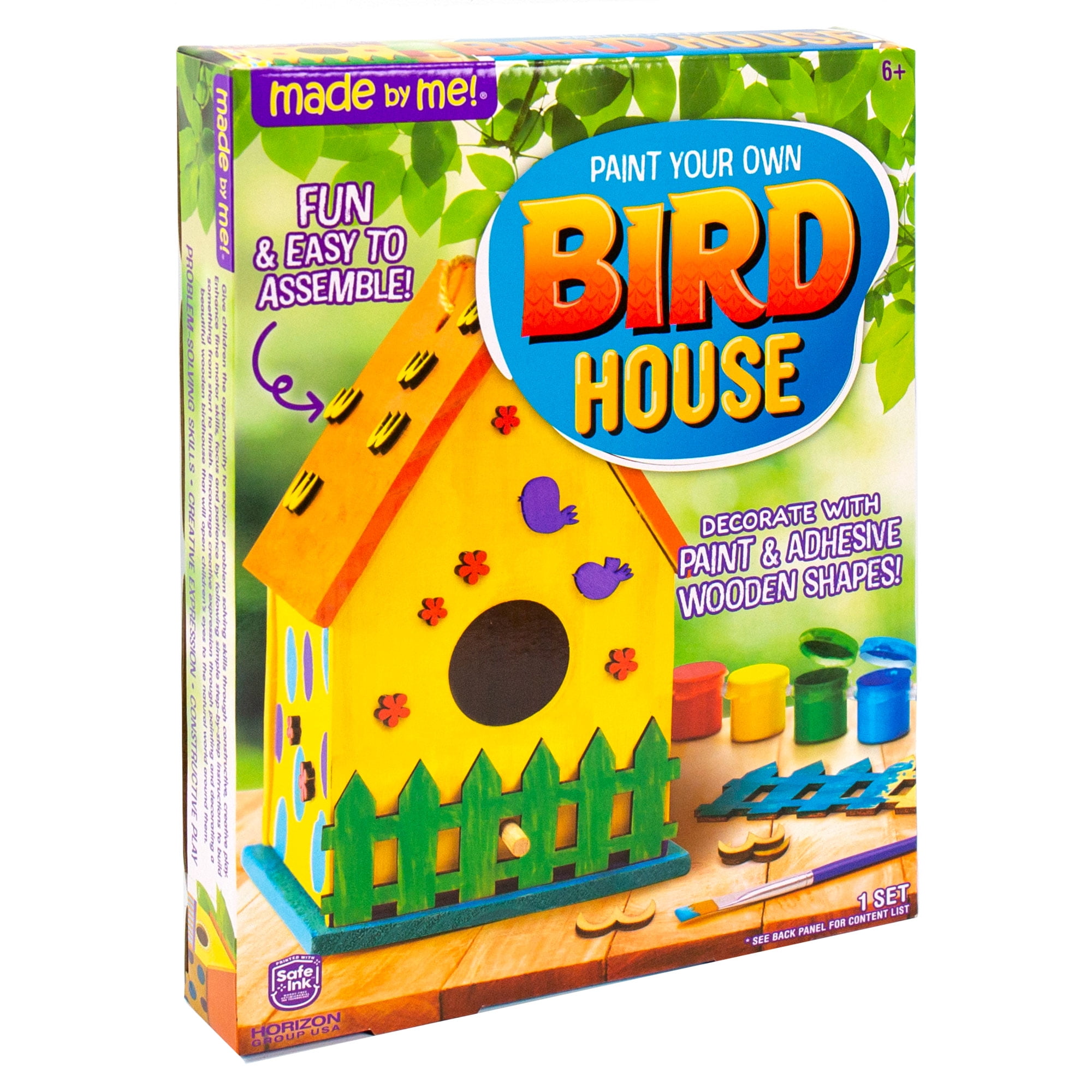 Kid DIY Wooden Bird House Paint and Decorate Arts Crafts DIY Bird House Kit  - China Bird House and Wooden Bird House price