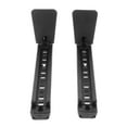 Kayak Foot Pegs Split Pedals Nylon Black 15 Inches Universal Adjustable