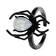 thumbnail image 1 of Anillo negro unisex de moda retro, metal, geométrico antiguo, anillo abierto para el dedo índice, Halloween, 1 of 2