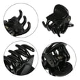 thumbnail image 5 of Mini Pinces à Cheveux Pinces en Plastique pour Filles et Femmes (24 Pcs, Noir et Transparent), 5 of 5