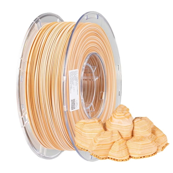 CC3D Rock PLA Filament Sandstone 1.75mm 1KG 3D Printer Filament FDM 3D Printing Materials Sedimentary Rock Series Matte PLA Stone Look