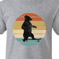 thumbnail image 4 of Inktastic Skateboard Bear Retro Sunset Youth T-Shirt, 4 of 5