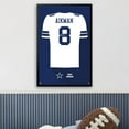 thumbnail image 3 of Troy Aikman Dallas Cowboys Framed 14" x 20" Retired Jersey Art Print, 3 of 3