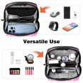 thumbnail image 6 of Unicorn Hard Drive Case - Waterproof Oxford Fabric Digital Bag for Cable Cord Organizer, Cable Box Organizer Small - 5.9x9.44x3.14 in, 6 of 6