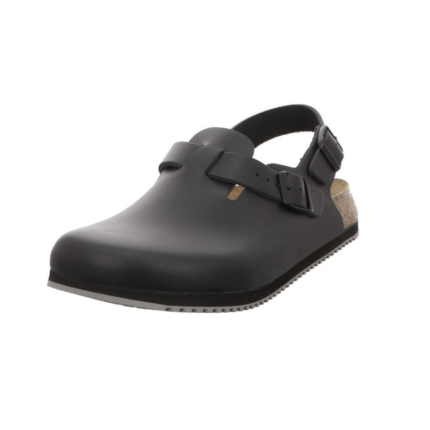 Zapatos Birkenstock Tokyo de piel de ancho estrecho, negros 43