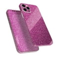thumbnail image 6 of DesignSkinz Sparkling Pink Ultra Metallic Glitter Full-Body Skin Decal Wrap Cover for iPhone SE 2nd 3rd Gen, 6 of 9
