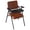 /Brown_B, variant on Foldable Office Chair With Attached Desk Ergonomic Leather Stacking Conference Room Folding Chairs Office Guest Reception Meeting Chairs With Soft Seat Cushion For Office School