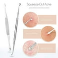 thumbnail image 2 of Pimple Blackhead Remover Extractor Tool Kit, 7 in 1 Acne Tools Kit Pimple Popper Tool Kit Remover Kit Professional Comedone Extractor for Nose Face Forehead (black Leather Bag), 2 of 7