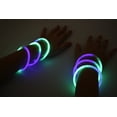 thumbnail image 5 of DirectGlow 200ct Bicolor Purple/Green Glow Stick Bracelets Glow in The Dark Party Favors, 5 of 7