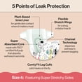 thumbnail image 3 of The Honest Company Clean Conscious Diapers® Up to 100% Leak Protection Designed to Protect Delicate Skin Hypoallergenic + Fragrance Free Space Travel + Big Trucks, Size 4, 54 Count, 3 of 9