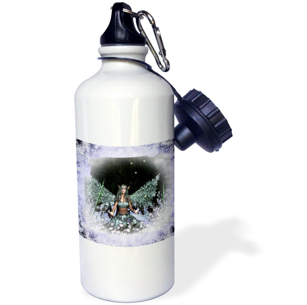 3dRose Winter Solstice Winter Fairy, Sports Water Bottle, 21oz by Supplier Generic