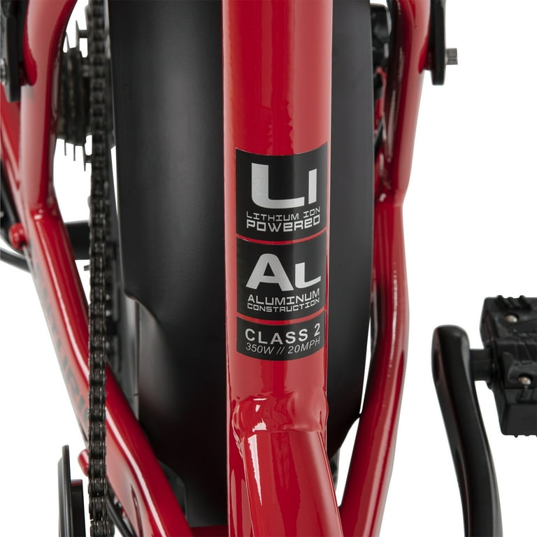 Huffy Centuric 20 Folding Fat Tire Electric Bike Red 36V 35 W UL 2849 Compliant Walmart