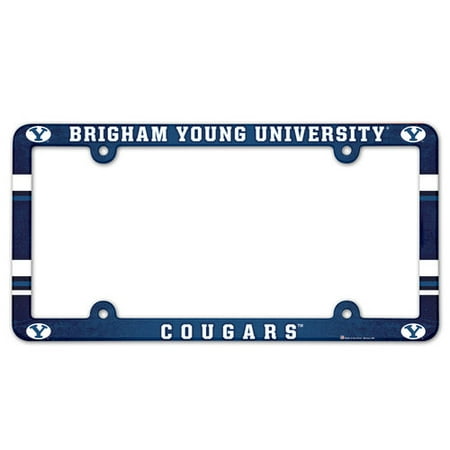 - American Logo Products BYU Cougars License Plate Frame