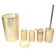 thumbnail image 2 of Daniel`s Bath & Beyond Accessory Set Geneva, Gold, 2 of 3