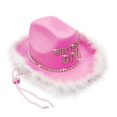 thumbnail image 4 of oqasdz Girls Cowboy Hat for Birthday Party Western Style Decorated Cap with Adorable for Kids Festive Celebrations and Photo, 4 of 4