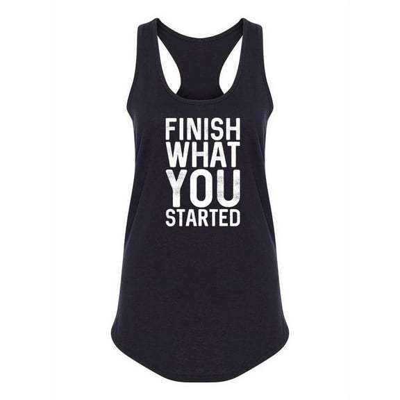 Finish What You Started. Tank Women -Image by Shutterstock, Female Large