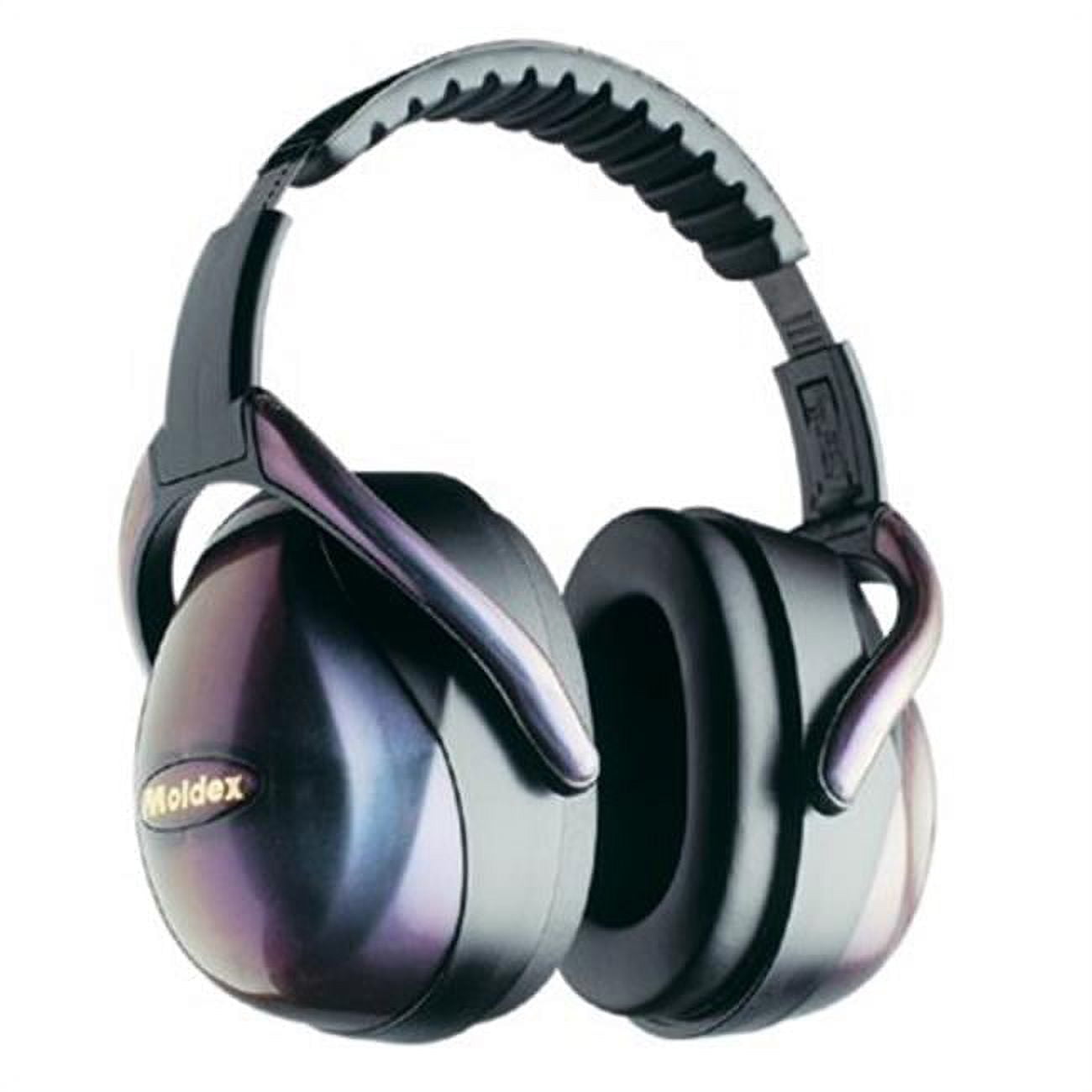 Moldex MX-6 Over-The-Head Earmuffs, Black/Green, Large (6130