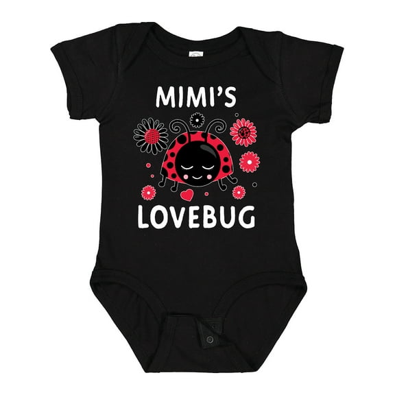 Inktastic Valentine's Day Mimi's Lovebug Boys or Girls Baby Bodysuit
