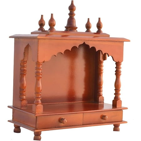 

Home Temple/Wooden Temple/Pooja Mandir/Pooja Temple with LED Bulb
