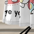 thumbnail image 4 of Coolnut Valentine's Day Round Tablecloth, Valentine's Day Cute Bunny Round Table Cloth Water Resistant Spill Proof Large Table Cover for Valentine's Day Romantic Dinner Decorate, 60", 4 of 7