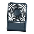 thumbnail image 2 of Ventilador de escritorio pequeño, personal, recargable, para interiores y exteriores. Azul, 2 of 9