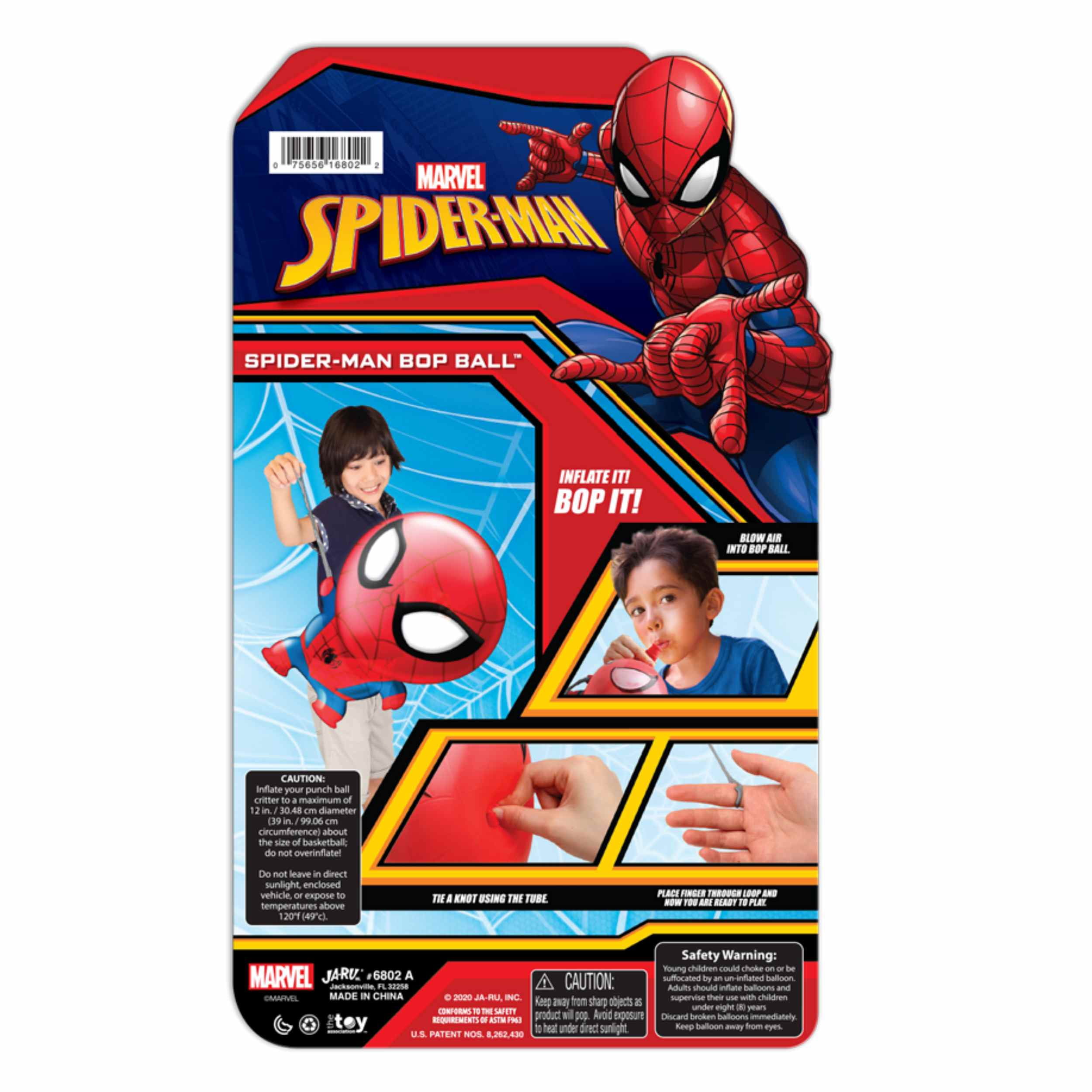 Ja-Ru Marvel Spider-Man Bop Ball 1 Piece Child Novelty Toy