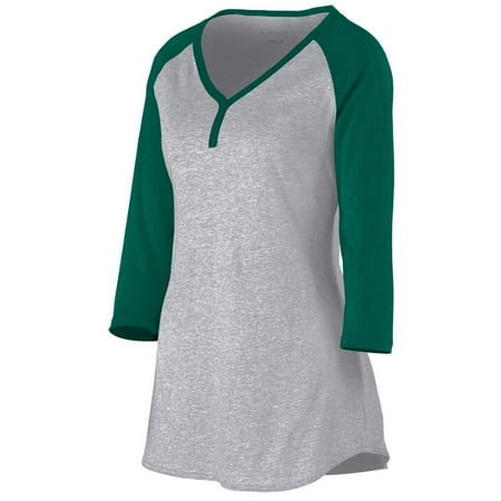 - Augusta Sportswear WOMEN'S RAVE HENLEY 1263