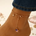 thumbnail image 1 of Fiudx Tobillera de Moda con Personalidad para Mujer, Joyería para Damas, Regalo, Adorno para El Pie para Mujeres, 1 of 6