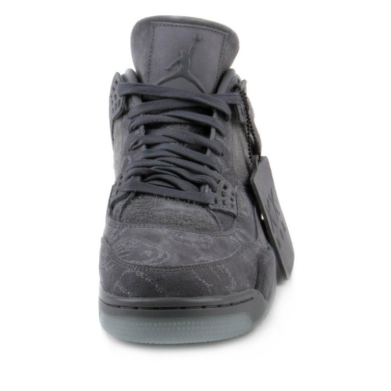 probable Ceder el paso Mujer joven Nike Mens Air Jordan 4 Retro KAWS Cool Grey/White 930155-003 - Walmart.com