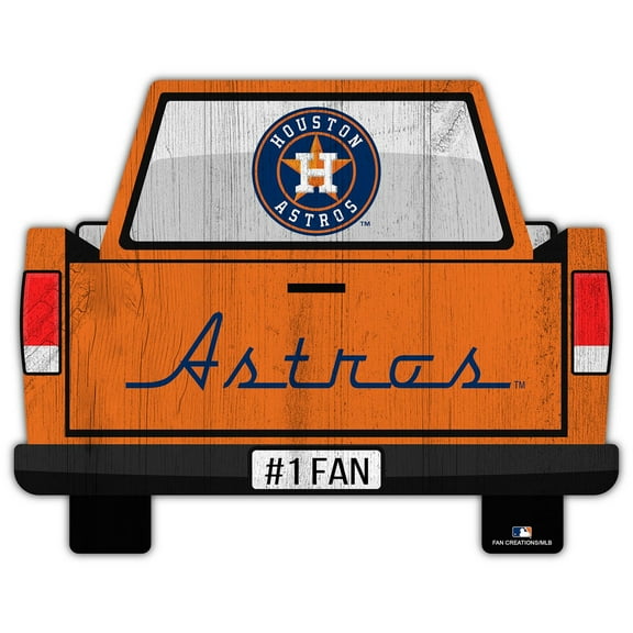 Houston Astros 12'' x 12'' Truck Back D-cor