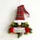 thumbnail image 2 of Decoración navideña Corona navideña Sin rostro Anciano Espíritu Navidad Puerta Colgante Colgante Decoraciones navideñas Sailing Electrónica, 2 of 5