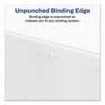 thumbnail image 5 of Preprinted Legal Exhibit Side Tab Index Dividers, Avery Style, 27-Tab, A To Z, 11 X 8.5, White, 1 Set | Bundle of 2 Sets, 5 of 5