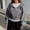 Dark Gray, variant on Zip Up Hoodie for Women Long Sleeve Plain Drawstring Hooded Sweatshirt Solid Color Fall Clothes Y2k Fashion Jackets