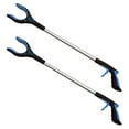 thumbnail image 1 of 2-Pack 32 Inch Extra Long Grabber Reacher with Rotating Jaw - Mobility Aid Reaching Assist Tool (Blue), 1 of 4
