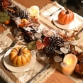 thumbnail image 3 of Guirnalda otoñal de Halloween Valery Madelyn de 6 pies con luces en forma de calabaza, 3 of 6