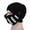 Black, variant on Men Novelty Stretch Hat Knit Cap Hair Loss Head Scarf Wrap Baseball Cap Black One Size