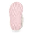 thumbnail image 4 of Wonder Nation Baby Girls Faux Fur Trim Slippers, Sizes 2M-6M, 4 of 5