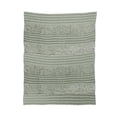 thumbnail image 6 of Your Lifestyle by Donna Sharp Plush Knit Sage Throw, 6 of 7
