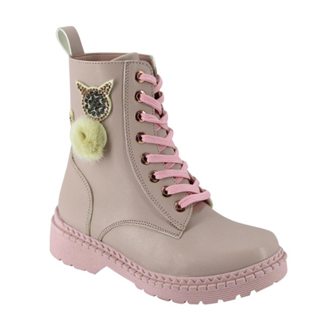 Botas Niña Urbanas Cordones Combat Rosas Sprinkles Gatito rosa 20 SPRINKLES 1280