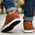 thumbnail image 5 of Men's Invisible Height Increasing Elevator Shoes Adult Leather Lace Up Casual Shoes Dress Shoes(2.09 Inches Taller Insole), 5 of 5