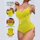 thumbnail image 5 of Karight Women's Spaghetti Strap Shapewear Bodysuit Tummy Control Body Shaper Seamless Waist Trainer Body Suit, 5 of 5