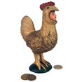 thumbnail image 1 of Design Toscano Canterbury Contes Banque de Coq Chanticleer, 7 Pouces, Faux Or, 1 of 1