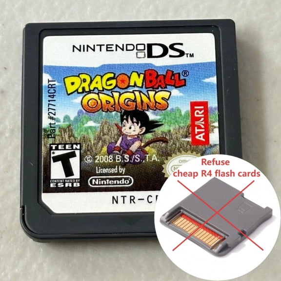 DS Game Cartridge Dragon Ball Origins US Version (Not R4 Flashcard) DS Games for NDS 3DS DSI DS