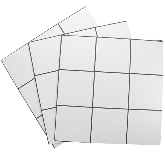 GARVALON 3 Sheets Waterproof Tile Stickers for Home Decoration 11.8x11.8in