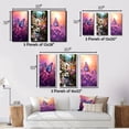 thumbnail image 4 of Designart "Pink Butterfly at Sunset IV" Animals Butterfly Framed Wall Art Set Of 3 - Pink Butterfly Frame Canvas Set For Living Room Decor, 4 of 6